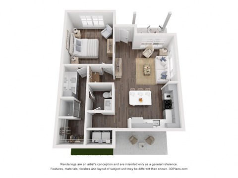 a 1 bedroom floor plan  781 sq ft